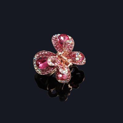Épingle à cheveux Mebi Point pour femmes (Rose) Décoration Cubique Mini Pince