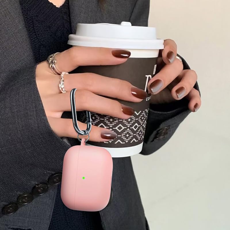 Silicone Protective Case for Airpods Pro 3 Gen (2025) Earphone Accessory For Airpods Pro 3 Generation with Cleaning Kit/Keychain