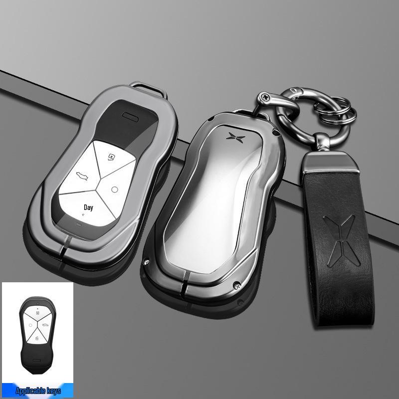Xiaopeng 2022 Model Key Cover for P7/P5 & 2021 G3/G3i - Unisex Key Protection with Shell & Buckle