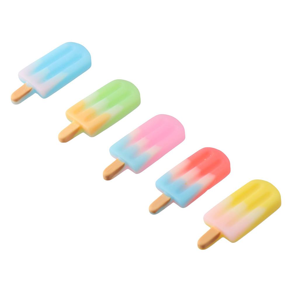 

Плоская спинка Ice-Lolly Бусины без отверстий 3D украшения Смола Шарм Ремесло