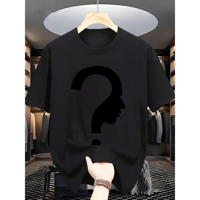 

Европейские размеры Мужская летняя футболка с коротким рукавом с принтом-буквой Подходит для повседневной одежды - Круглый вырез Дышащая ткань S