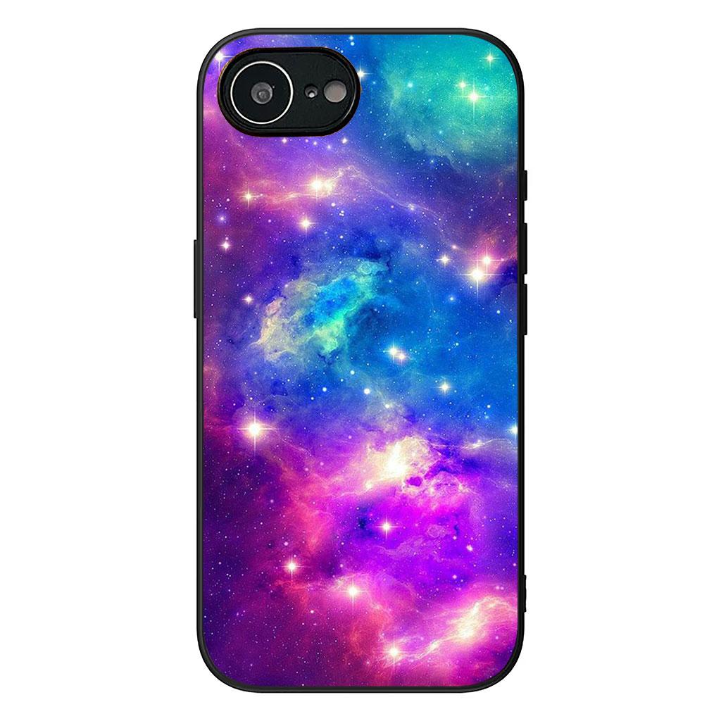 Universe Galaxy Moon Astronaut Stars Casing Phone Cover for Apple iPhone 16 15 14 11 Pro Max 7 8 Plus SE2 SE3 SE 2022 2020 Case