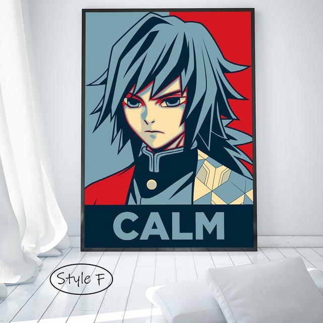 Anime Demon Slayer Poster Tanjirou Wall Art Canvas Painting Prints Pictures Home Bedroom Living Room Decor Murals Cuadros Gifts