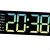 16inch Desk Digital Clock LED Alarm Remote Control Day of Week Large Display