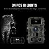 Kamera na lovecké stezce 58MP IP66 PR700 HD Game Night Vision Aktivace pohybu Bezpečnostní kamery Venkovní fotopasti na divokou zvěř