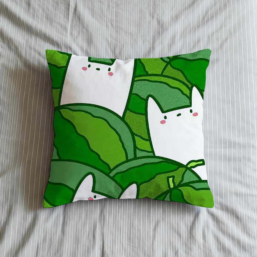 Cartoon Fruit Cute Cushion Cover Soft Case For Sofa Living Room Home Comfortable Office Decor Protective Pillow Covers