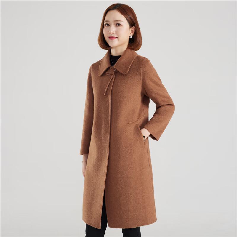Women's Mid-Length Double-Faced Wool Coat