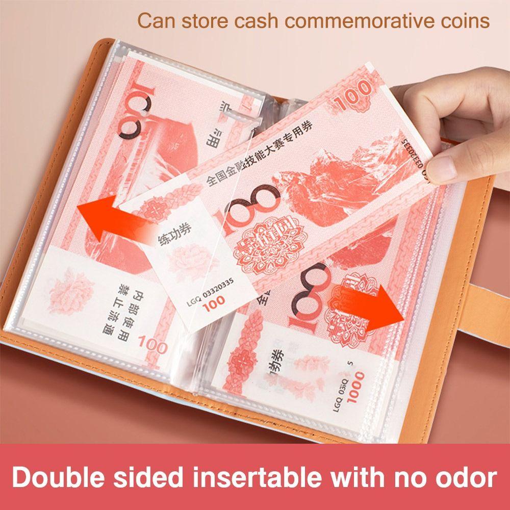 PU 100 Umschläge Geldspar-Challeng Große Kapazität Spar-Herausforderungen Buch Kinder