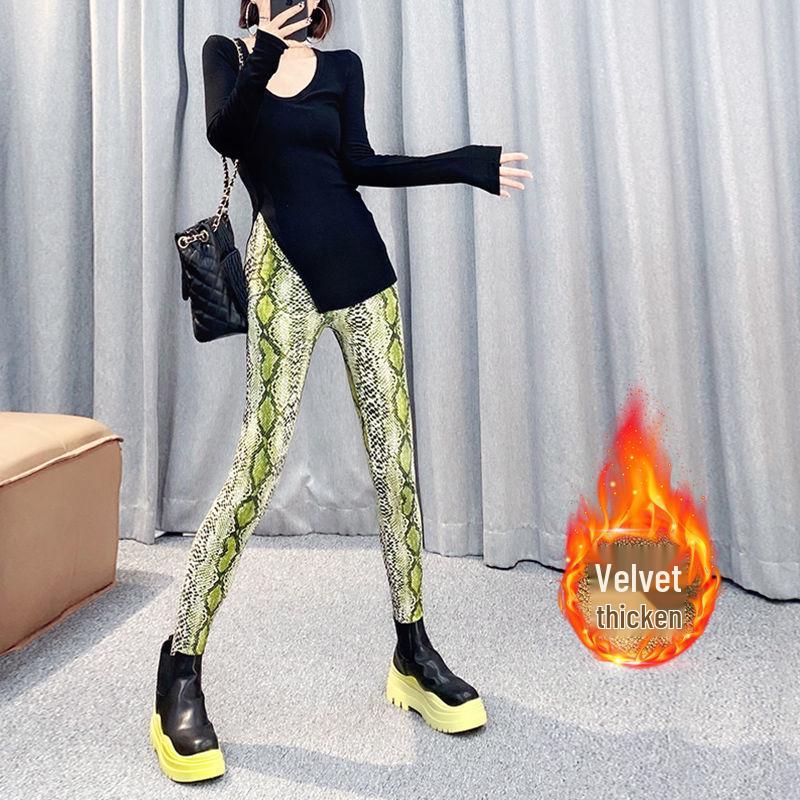 2025 Plaid High-Waist Stretchy Skinny Leggings for Women - Trendy Outerwear