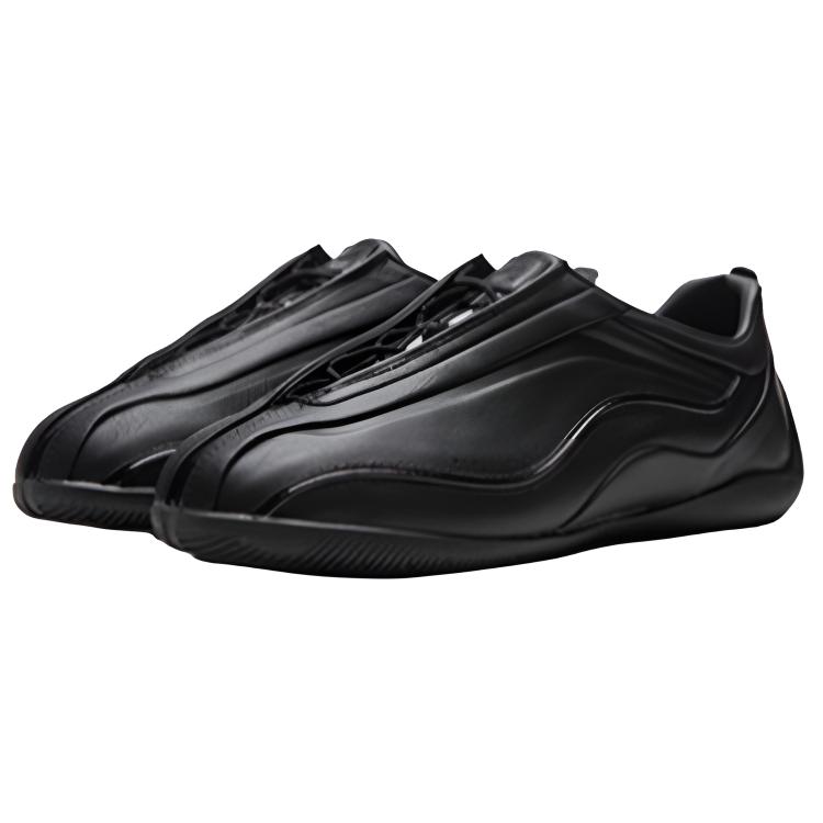 Li Ning Delicate RACER Leather Rebound Low top Casual Shoes Women's Black AZGW156-3