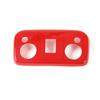 Front Reading Light Switch Cover Trim 1PCS For Ford Mustang 2015- Bright Red