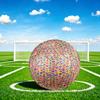 1pc Abstract Geometric Size 5 Soccer Ball Professional Match Training Football Indoor &Outdoor Sports Ball Lightweight Durable c658