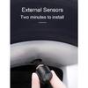 Solar Wireless Tire Pressure Monitoring System TPMS Auto Security Alarm Device Digital Colorful Display With 4 sensors