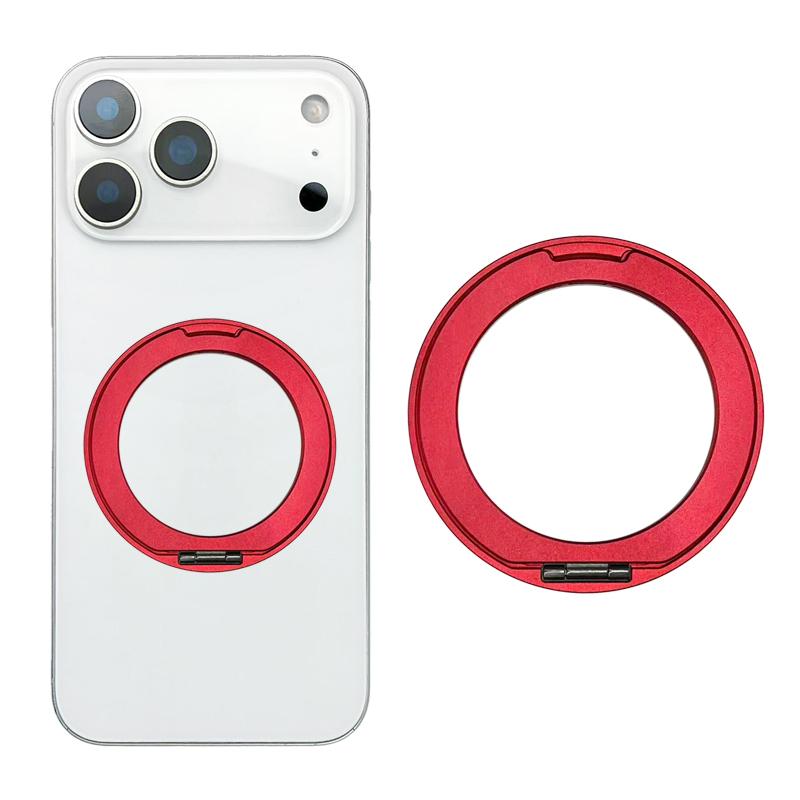 Magnetický držák kroužku pro Magsafe iPhone 17 Pro Max 17E 16E 16 Plus 15 14 13 12 11 Xs Mag Safe 360° otočný držák Příslušenství k pouzdru na telefon