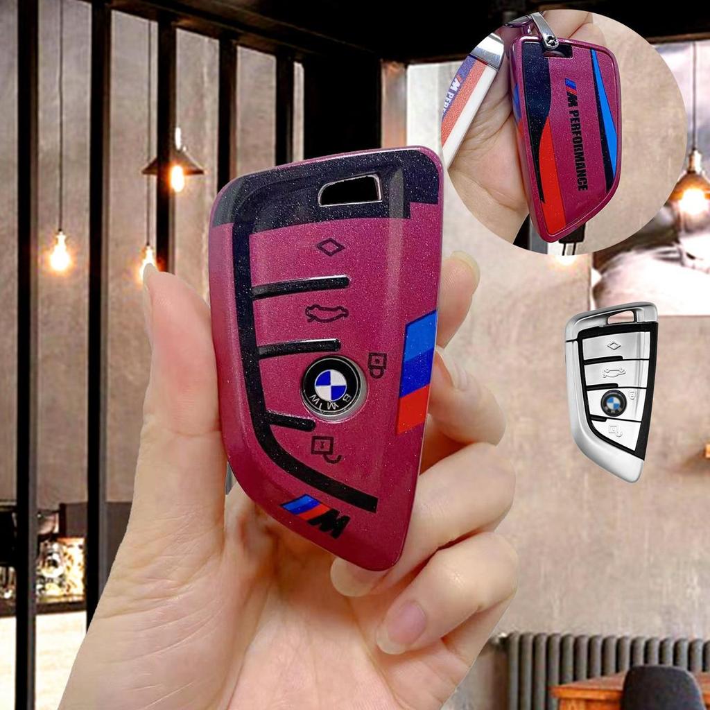 BMW X1/X3/X5/3 Series/iX3/325Li/530/320Li Key Case with Blade and Buckle for X2/X6