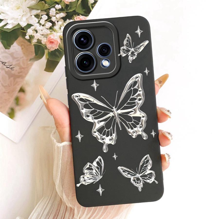 For OPPO Reno 15C Cover Cute Floral Cartoons Painted Phone Case Silicone Soft Fundas Shell for OPPO Reno15 F Reno 15Pro 15F Bags
