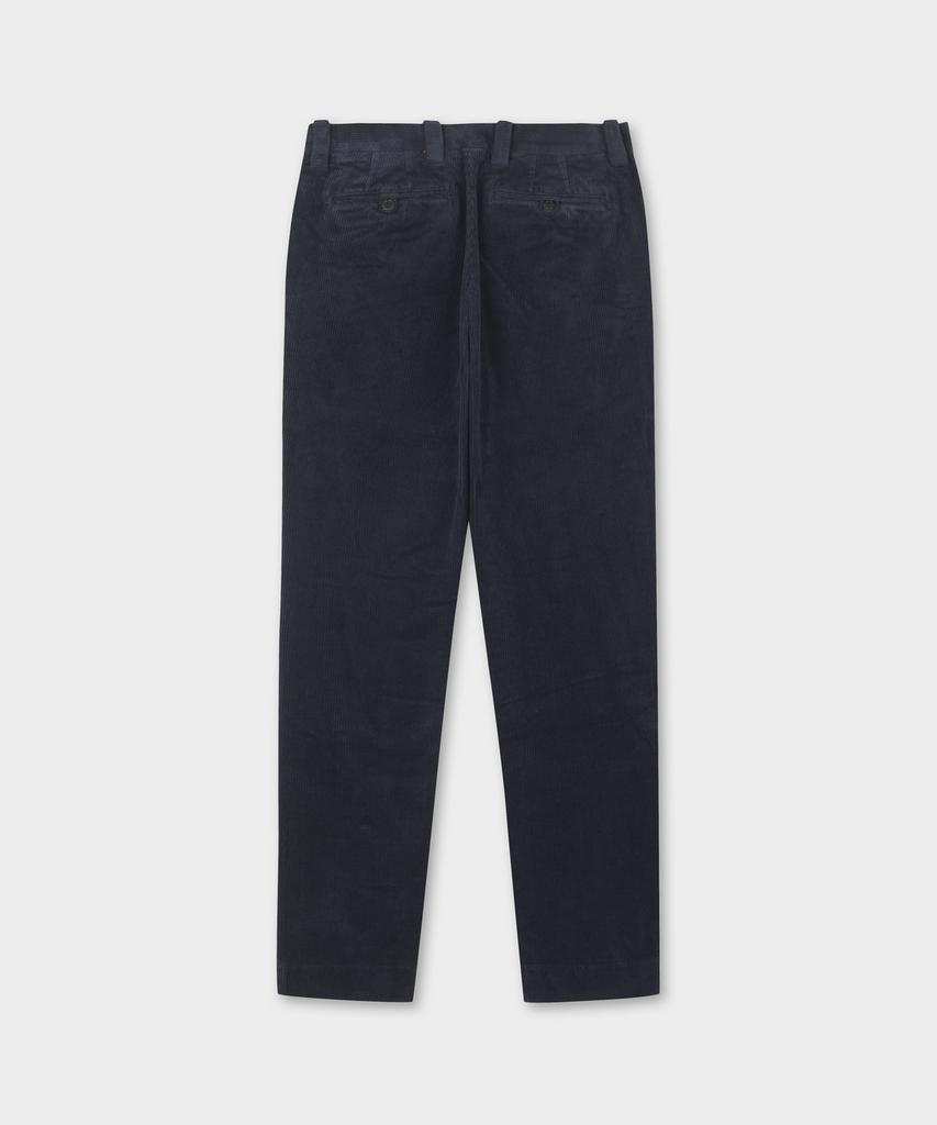 BROOKS BROTHERS Slim Fit 8W Corduroy Pants (Navy) (Bbpcmnf402)