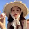 Women Sun Hat Wide Large Brim Beach Hats Summer Straw Hat Foldable Sun Hat Women'S Hat  Holiday Beach Uv Protection Cap