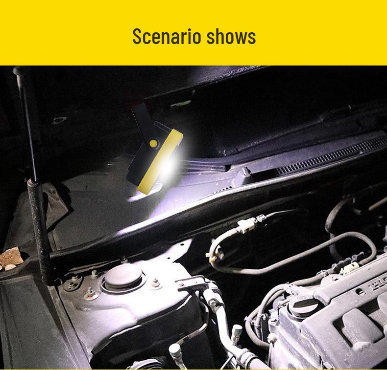 Rechargeable Magnetic LED Work Light - Outdoor Multifunctional Emergency & Auto Repair Lighting