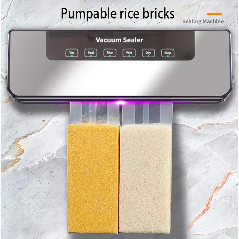 Household Automatic Vacuum Sealing Machine,kitchen Small Plastic Sealing and Preservation Machine, Food Vacuum Automatic Air Sealing Packaging Machine
