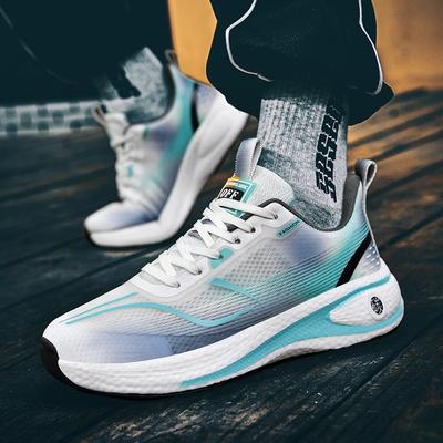 7PRO Carbon-Board Laufschuhe Sommer Einzelnetz atmungsaktiv Herren- und Damen stoßdämpfende weichsohlige Popcorn Freizeitsportschuhe