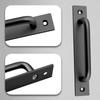 1/2Pcs Aluminium Alloy Sliding Barn Door Pulls Easy Installation Hardware Handle