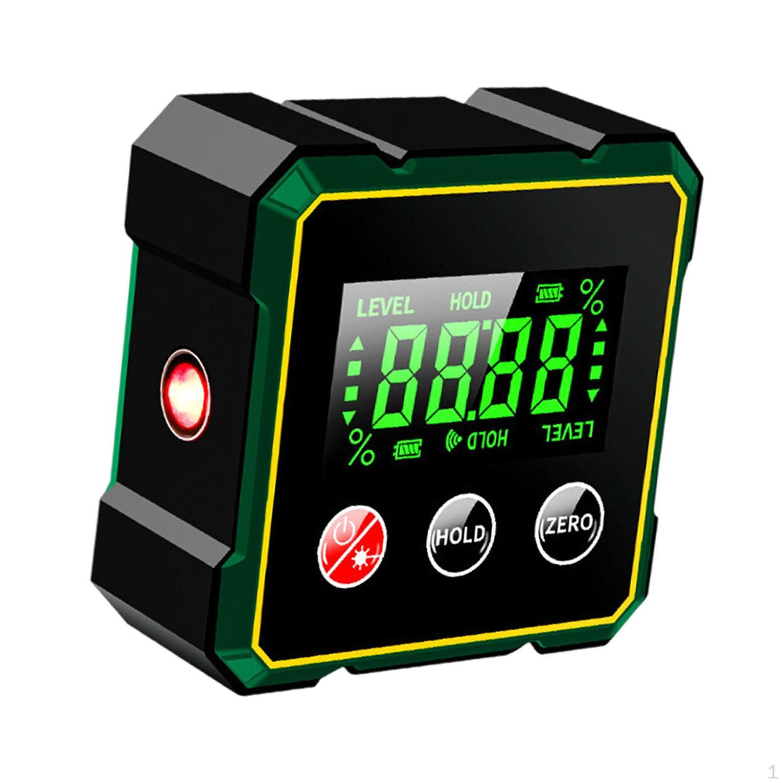 

Цифровой угломер Прочный 4-сторонний магнитный для строительства дома плотников