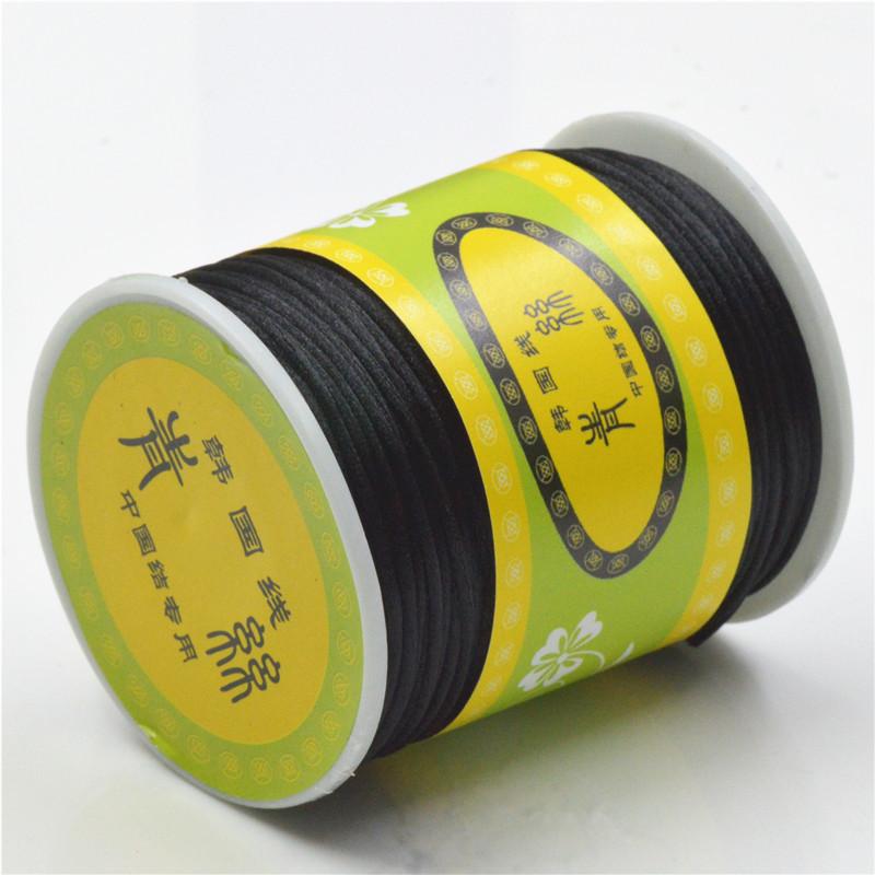 Line 7, Chinese Knot Silk Red Thread, Woven Bracelet Thread, 80 Meters Per Roll