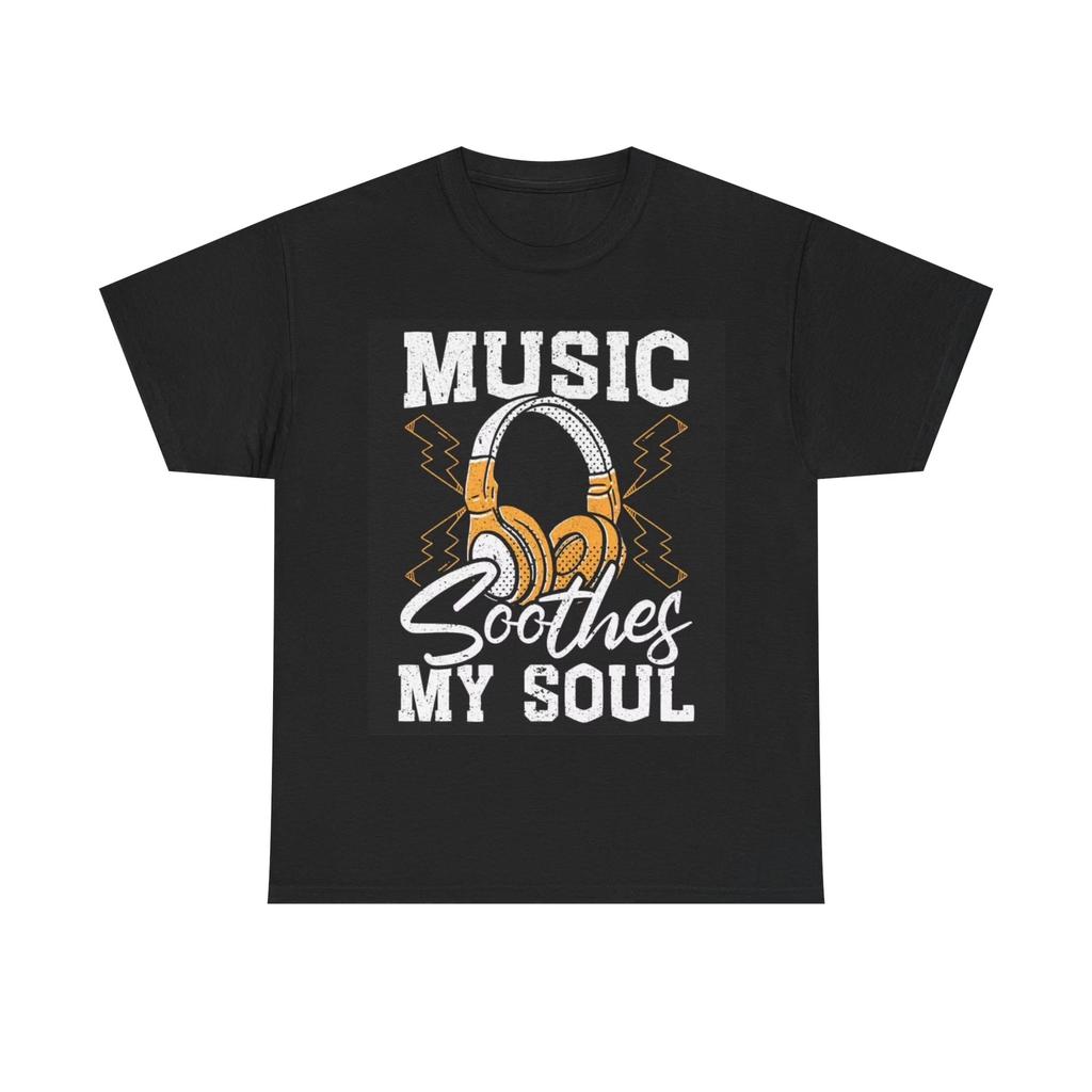 Men's and Women's T-shirts Music Is My Soul