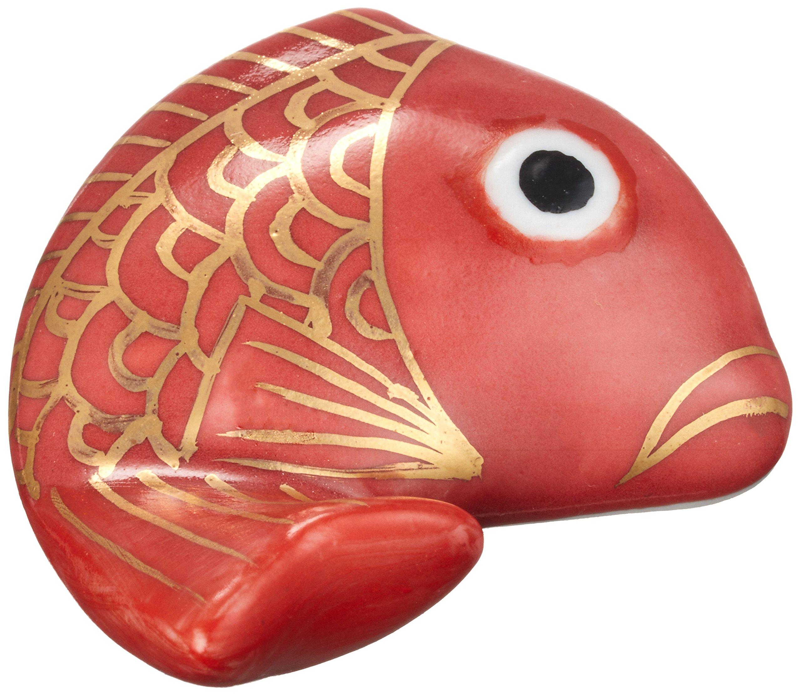 Arita Ware Furushiro Pottery Sea Bream Chopstick Rest