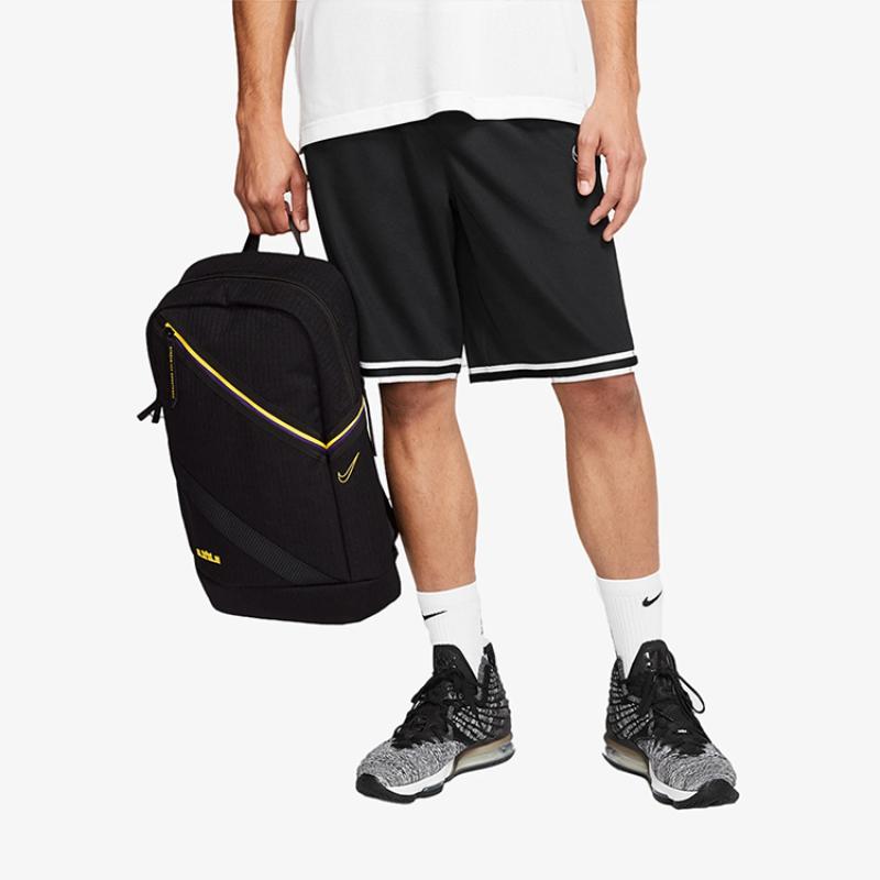 Nike Polyester Backpack Regular Unisex Black Casual
