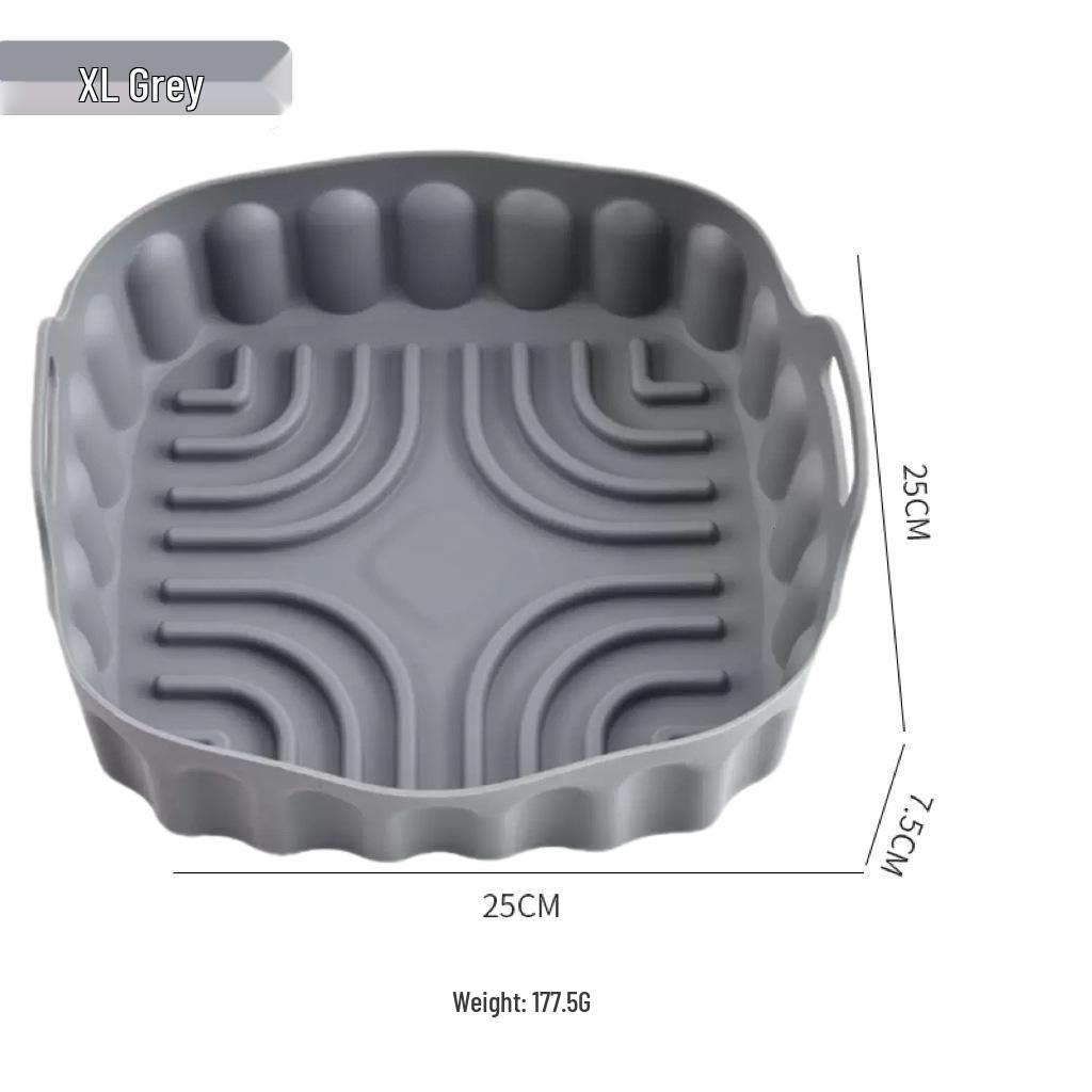 High-Temperature Resistant Silicone Air Fryer Baking Tray and Cake Mold