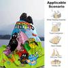 1pc, Barbapapa Rainbow Family Blanket, Soft Throw for Home Decor, Couch Cover, Outdoor Use, Travel, Camping, Car, Beach, Office Nap, Perfect Gift for