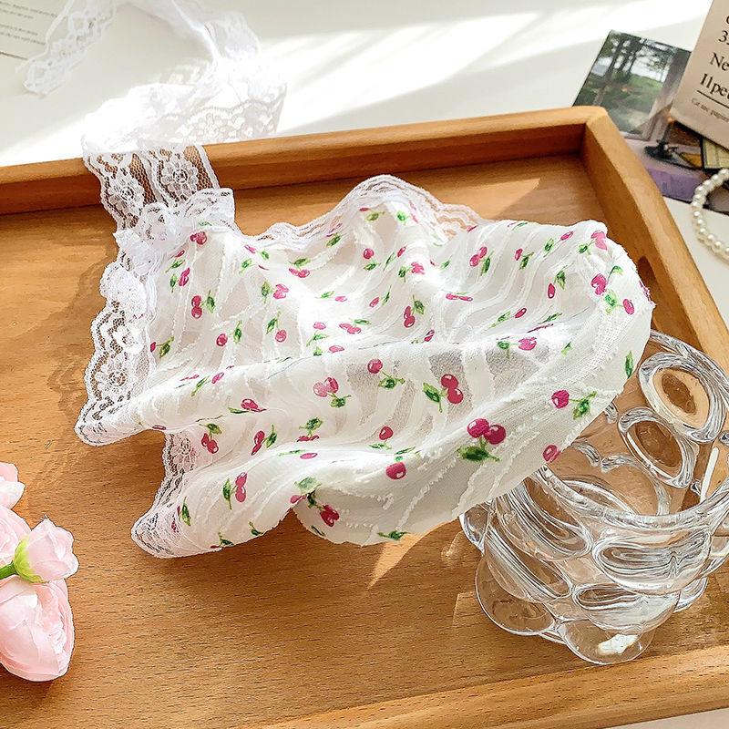 Sweet Colorful Lace Checkered Design Headbands for Girls Baby Fabric Hair Clips Triangle Bandana Accessories Kids Headwear