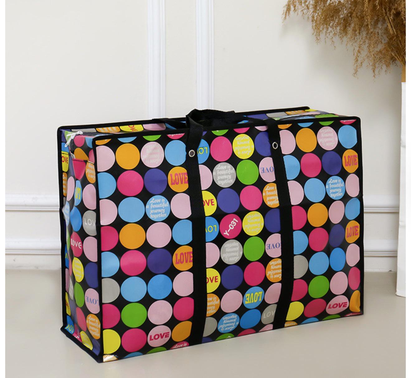 

Large Capacity Non-Woven Duffel Bag for Moisture-Proof Storage of Quilts and Clothes 175g with holes 60*45*20