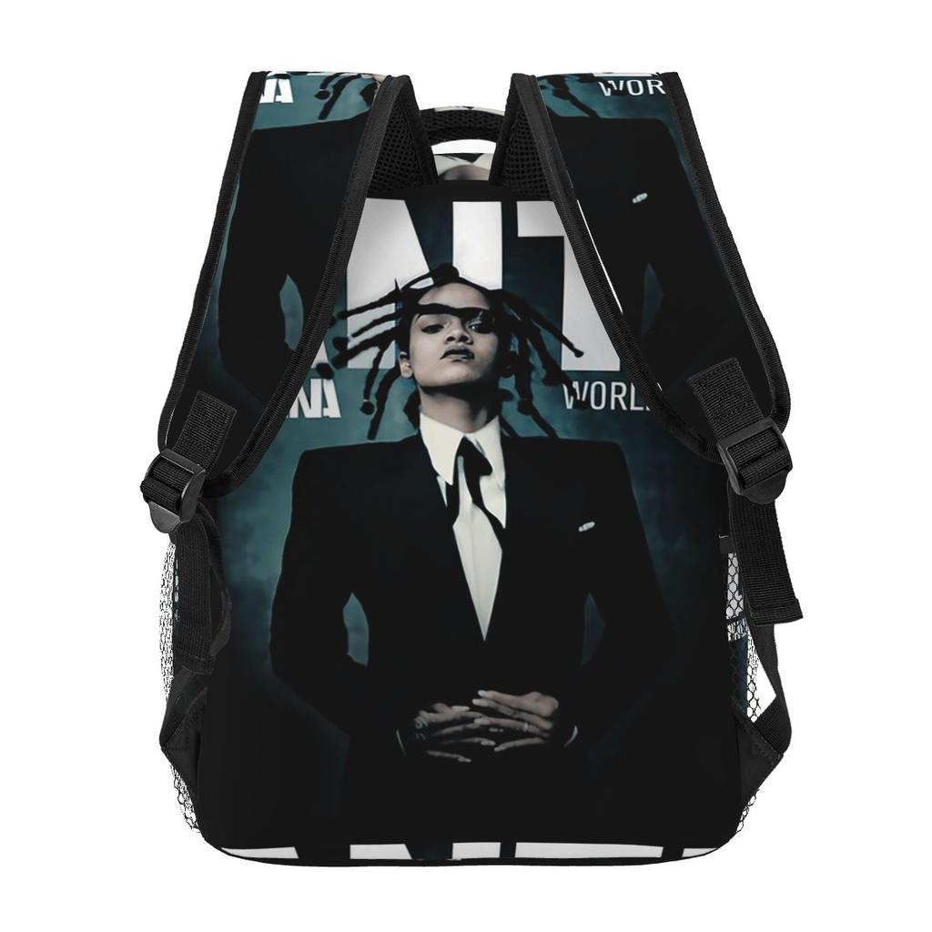 Anime Hair Girl Rihanna Student Backpack School Bag Hiking Travel Daypack for Men Women Fashion Bookbag Shoulder Bags