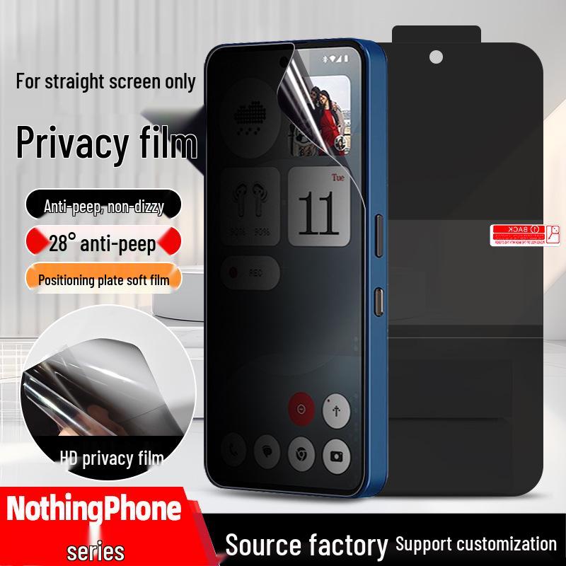 Anti-Spy TPU Hydrogel Film for Nothing Phone 3A Pro/2 Pro - High-Definition Screen Protector