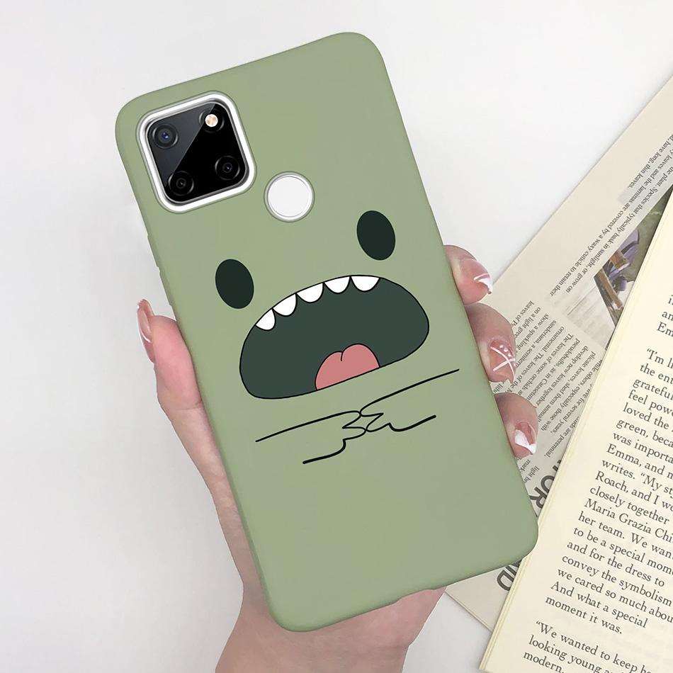 For OPPO Realme C25 C25S C25Y Case Cartoon Soft Silicone Matte Shockproof Phone Back Cover For Realme C 25 S Y Capa Funda Coque