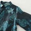 Autumn New Floral Print Cotton Long Sleeve Blouse Casual Loose Plus Size Women Tops Tees Shirts