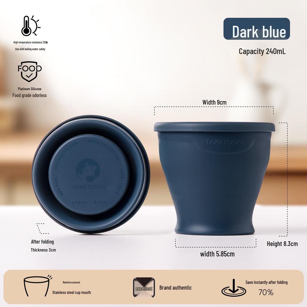 Exclusive Era Portable Silicone Folding Travel Cup