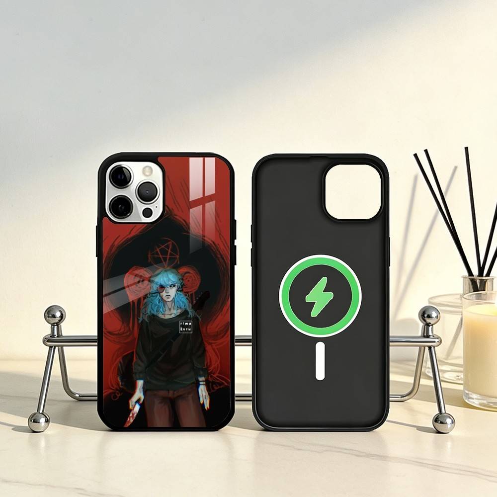 Game Sally Face Phone Case For iPhone17,16,15,14,13,12,11 Plus,Pro Max Magnetic For Magsafe Wireless Charging