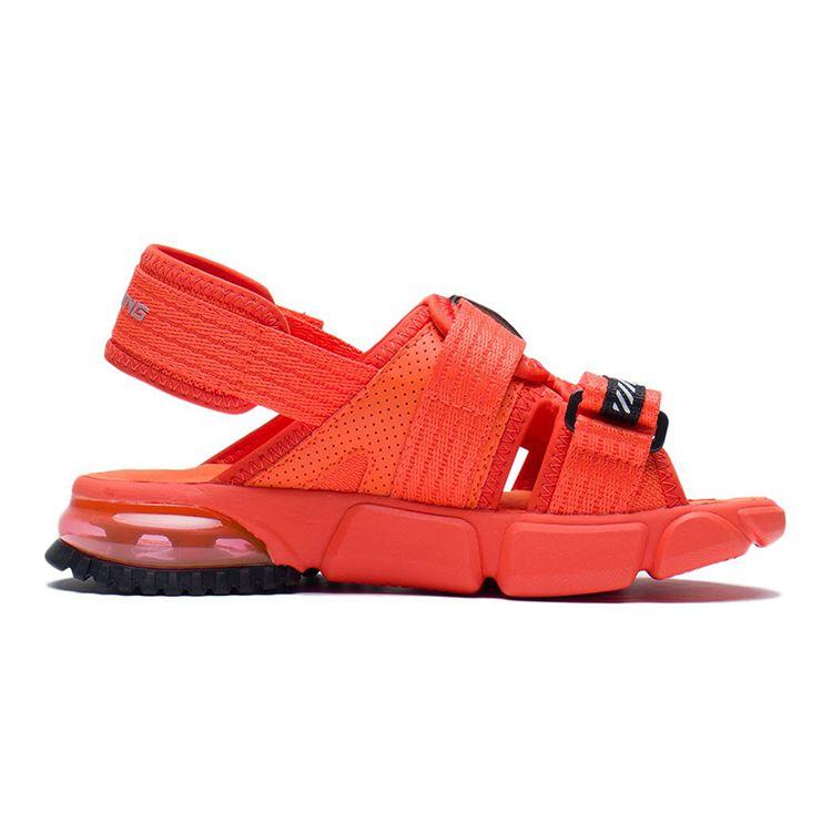 LiNing Kids  Shock Absorbing Casual Sports Sandals Kids Sandals Red YKUS002-3