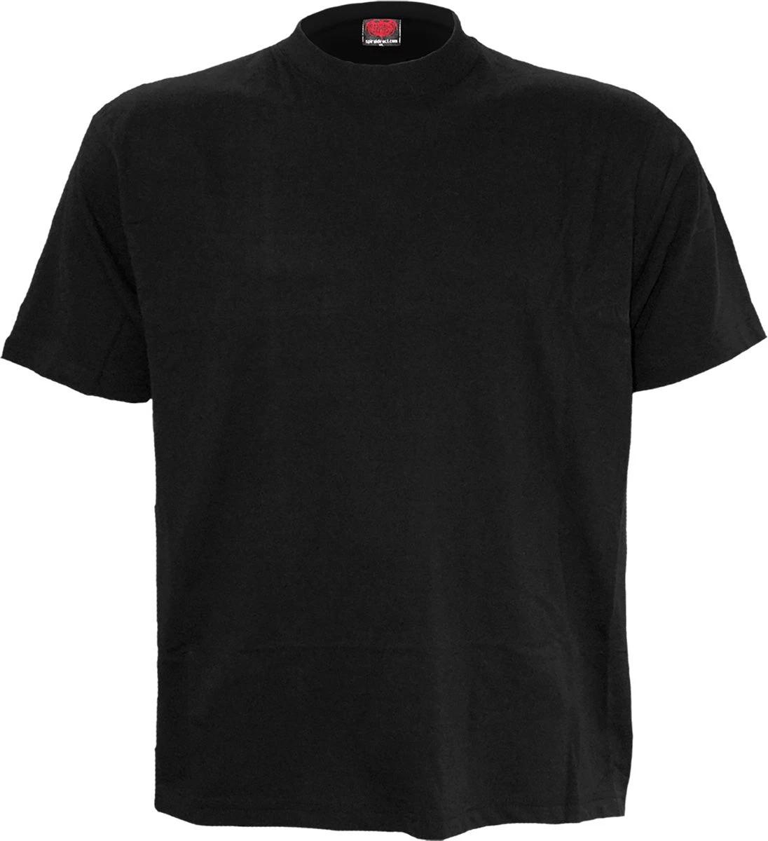 Spiral - T-SHIRT BLACK (Unisex Black Short Sleeve T-Shirts) Medium 3XL