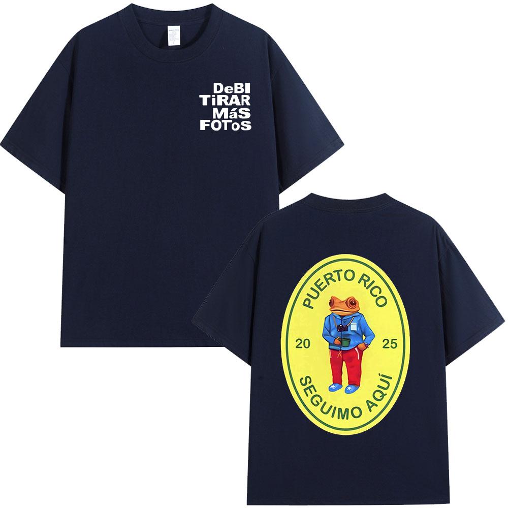 Bad Bunny DTMF Debi Tirar Mas Fotos 2025 New Album T Shirts Men Women Clothing Cotton Oversized T-shirts Hip Hop Fashion T-shirt
