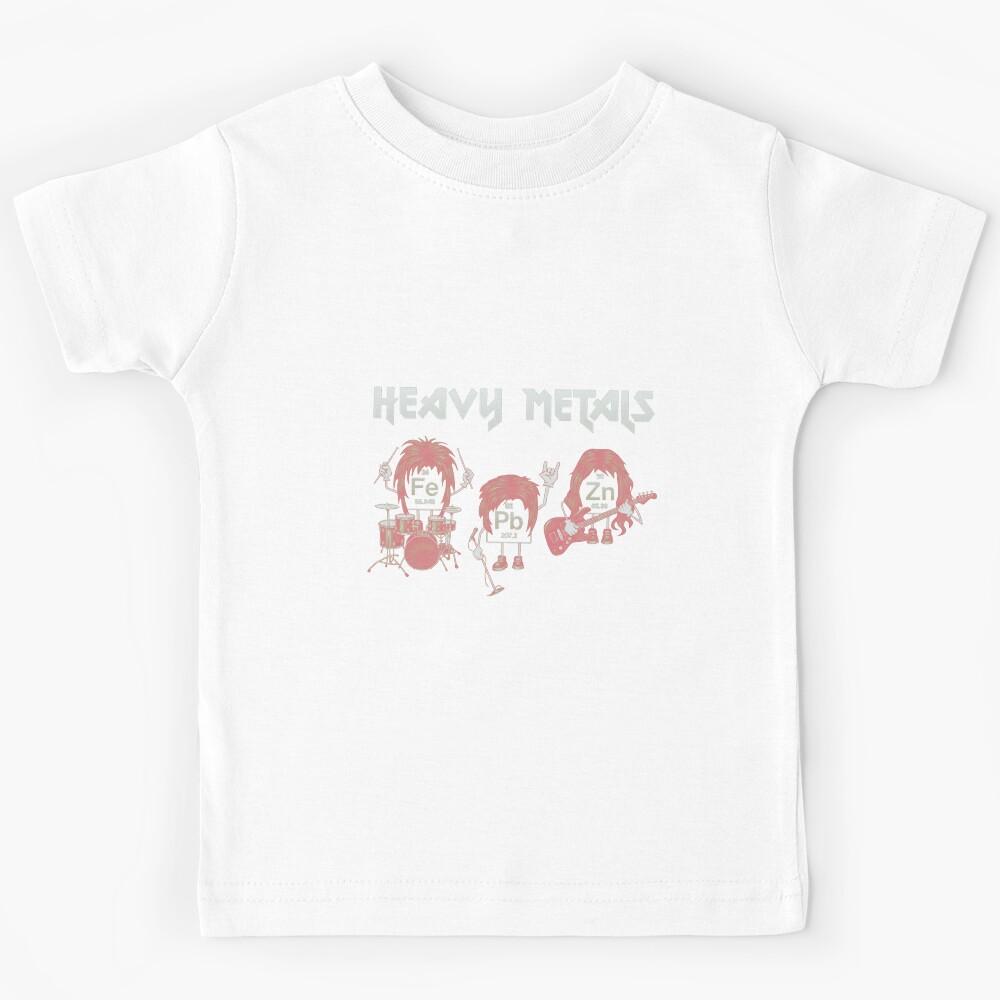 Heavy Metals Band - Rock Music Graphic Art Kids T-Shirt 150