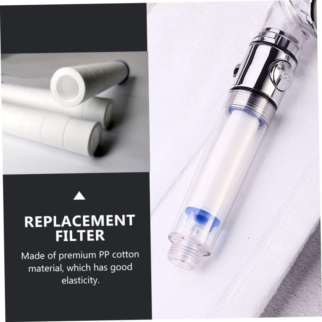 Filter Element 8pcs Shower Head Filters Pp Cotton Improve Water Clarity Easy Install