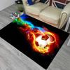 VIKAMA Football Fan Exclusive Rug Atmosphere Soft Non Slip Living Room Gaming Room Bedroom Decor Foot Mat Sports Style Home