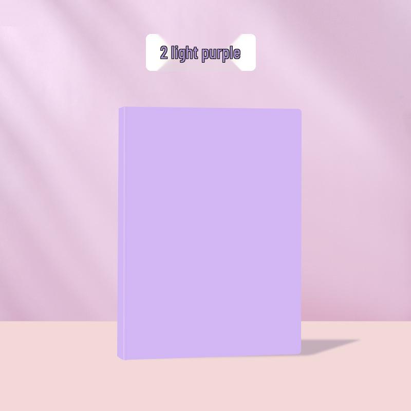 Gradient Color A4 Document Binder and Storage Book, Large Capacity, Student Test Paper Organizer, Xiaohongshu Style.