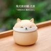 Creative Cute Shiba Inu Tea Canister Moisture-proof Ceramic Sealed Storage Canister Mini Portable Travel Tea Canisters