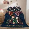 Demon Slayer Chic Cartoon Flannel Blanket, Printed Graphics for Sofa and Bed, Warm Bedding for Chairs and Travel_LIAN